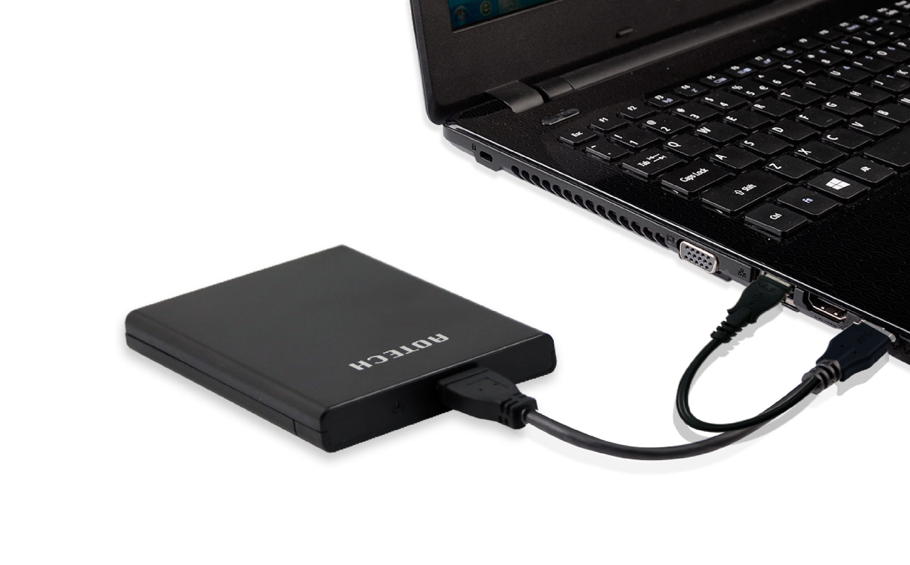 ネジ・工具不要 2.5型SATA HDDケース USB3.1Gen1（USB3.0）USB2.0接続 UASPモード アオテック製品 AOK