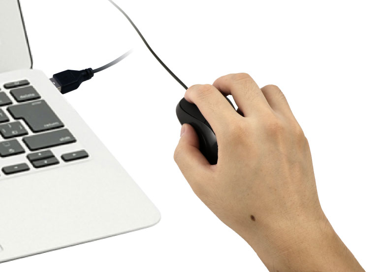 モバイルに最適な手のひらサイズ 超小型USB光学式マウス アオテック製品 AOK-MOUSE-MIシリーズ アイティプロテック