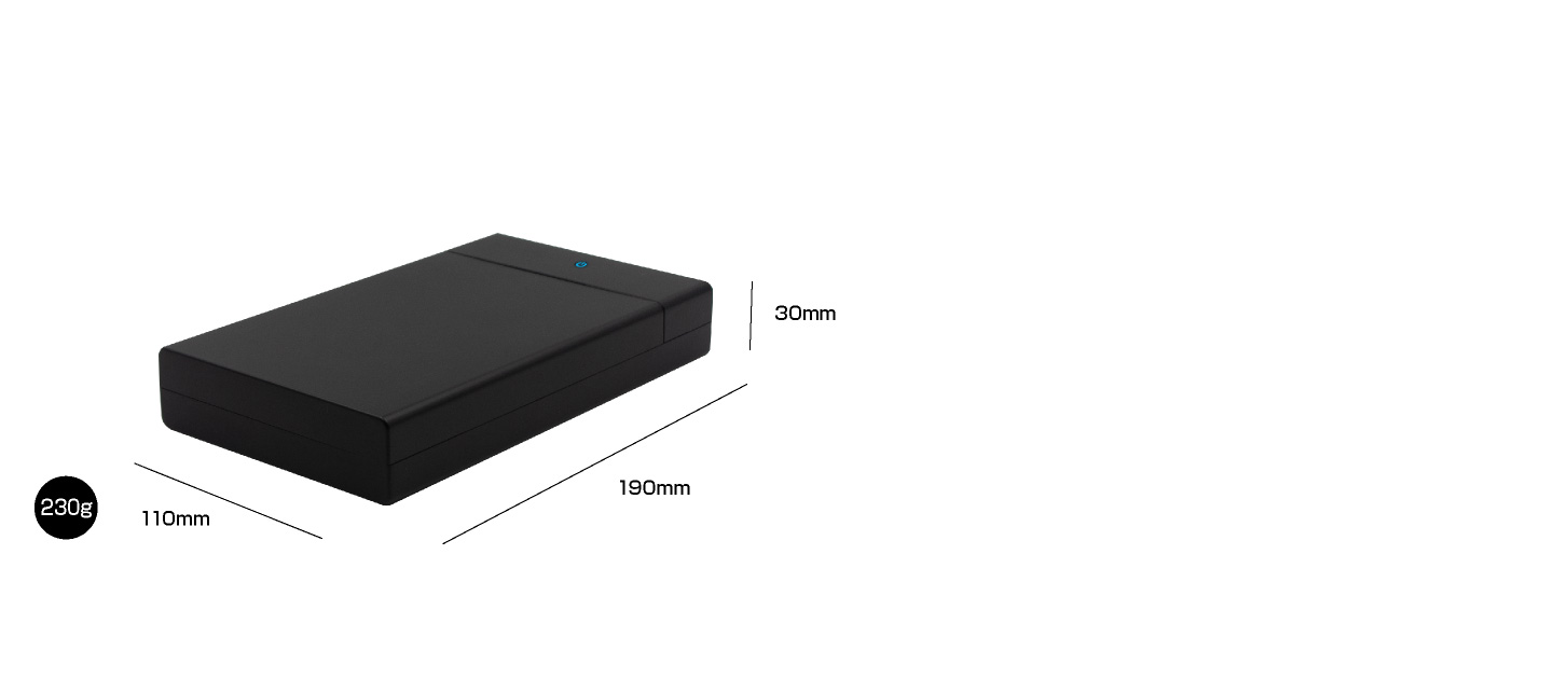 ネジ・工具不要 FANレス設計 3.5型SATA HDDケース USB3.1Gen1（USB3.0）USB2.0接続 アオテック製品 AOK-35CASE-SLU3 アイティプロテック