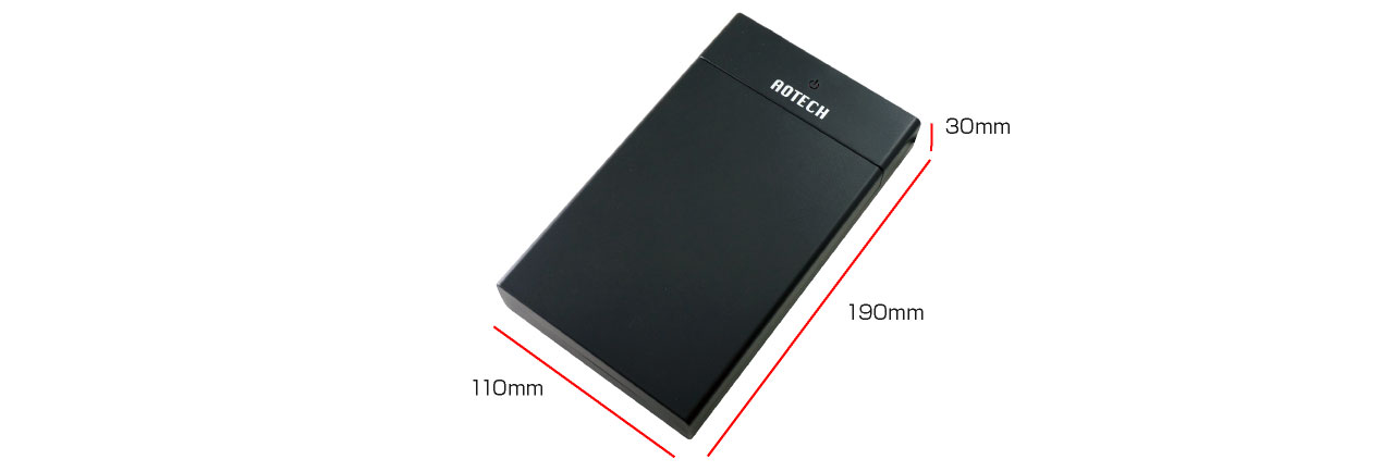 ネジ・工具不要 FANレス設計 3.5型SATA HDDケース USB3.1Gen1（USB3.0）USB2.0接続 アオテック製品 AOK-35CASE-SLU3 アイティプロテック