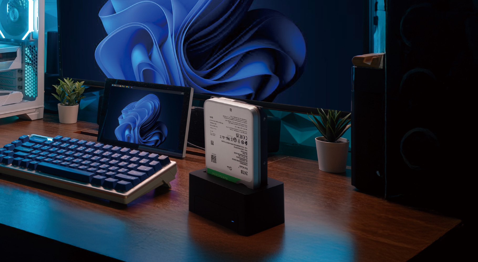 ネジ・工具不要 FANレス設計 3.5型SATA HDDケース USB3.1Gen1（USB3.0）USB2.0接続 アオテック製品 AOK-35CASE-SLU3 アイティプロテック