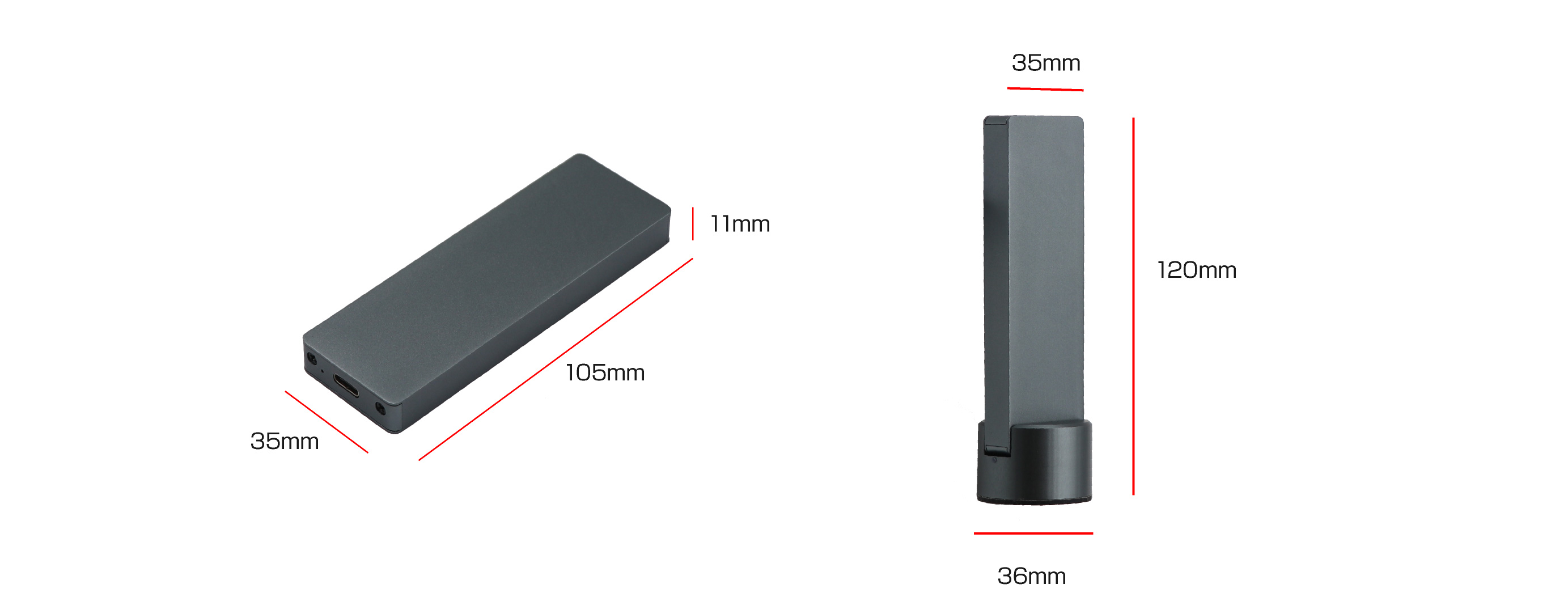 アオテック AOTECH スタンディングSSD HIGH-SPEEDシリーズ 4TB/2TB/1TB AOK-M2NVME4000D / AOK-M2NVME2000D / AOK-M2NVME1000D ITPROTECH アイティプロテック