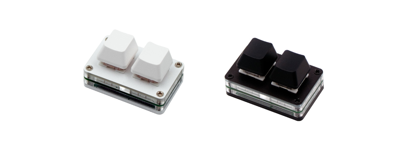 ITPROTECH キーカスタマイズ ちょい足しキーボード　2キー MK-02WH / MK-02BK アイティプロテック
