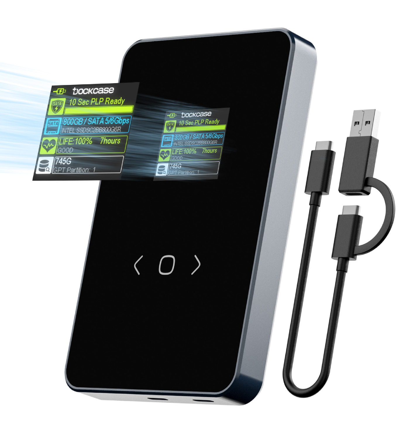 ITPROTECH Dockcase Explorer Edition 2.5" Smart Hard Drive Enclosure DHWC1P-H-IPT アイティプロテック