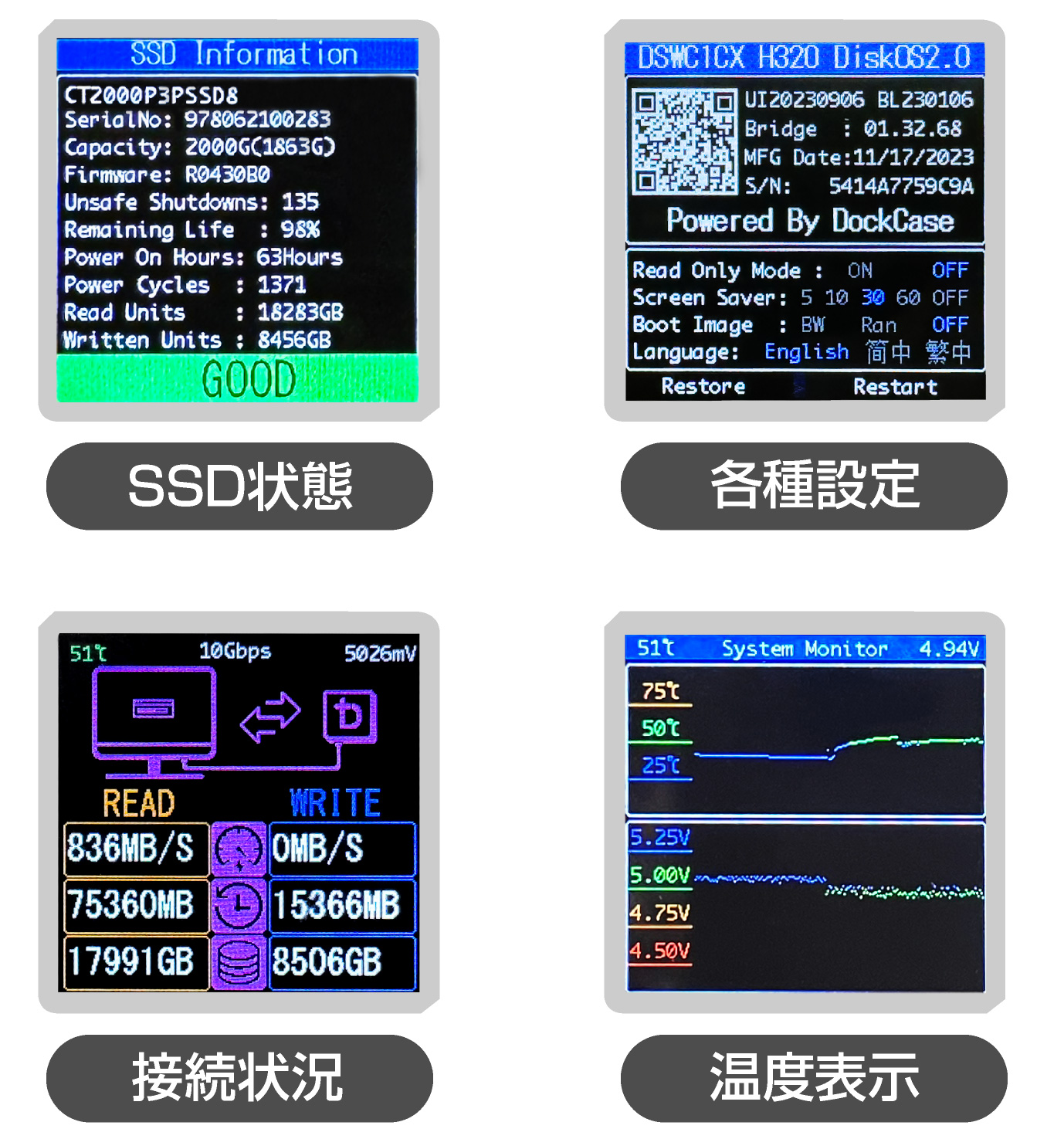 ITPROTECH Dockcase Explorer Edition Smart SSD Enclosure Pro DSWC1C-ES-IPT アイティプロテック