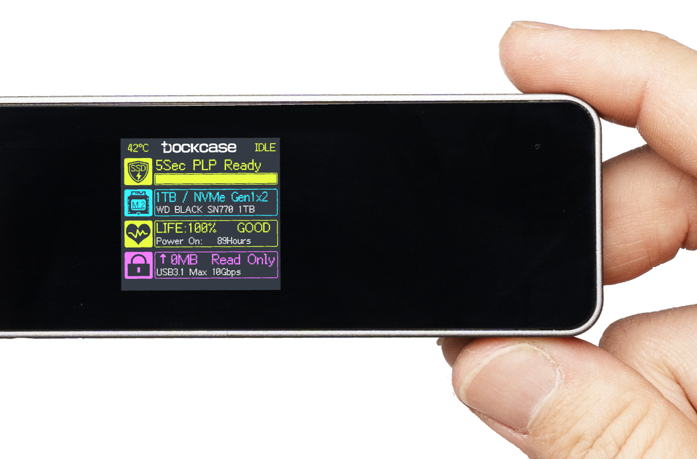 ITPROTECH Dockcase Explorer Edition Smart SSD Enclosure Pro DSWC1C-ES-IPT アイティプロテック