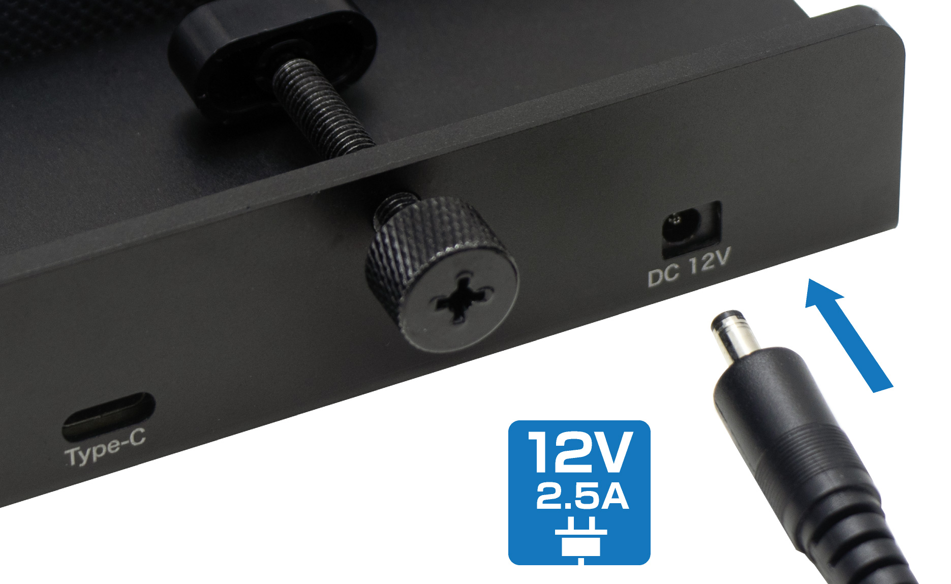 ITPROTECH クランプ式4ポートUSBハブ IPT-CLAMP4HUB-BK アイティプロテック アイティプロテック