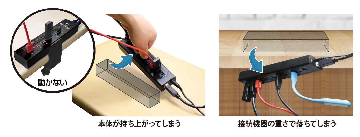 ITPROTECH USB3.2パワーハブBLACK（CLAMP&SWITCH） IPT-POWER6HUB-BK2 アイティプロテック アイティプロテック