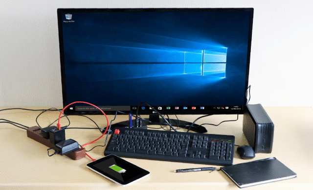 ジャストシステムロゴ入USB3.0ハブ付デスクトップシェルフ IPT-STANDPOWERHUB-JUST2