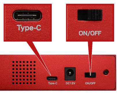 ITPROTECH USB3.2 Gen2対応 外付HDD 8TB Limited Red IPT-35HD16TB 