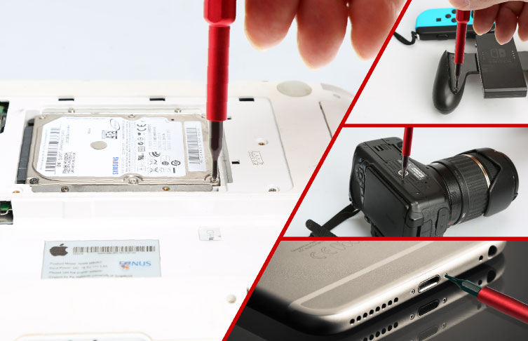 ITPROTECH 精密ハイグレードドライバーキット ALL Red IPT-DK49-JUST