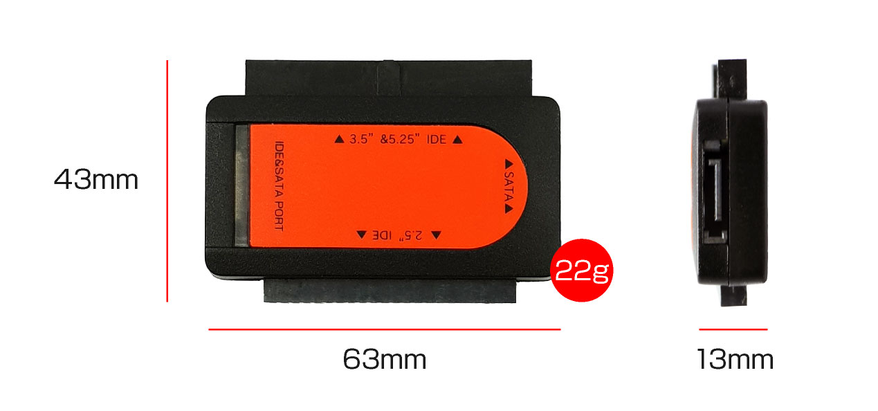 JUSTロゴ入 IDE&SATA to USB3.0変換アダプタ IPT-IDESATAU3-JUST アイティプロテック