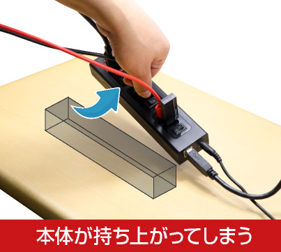 ITPROTECH USB3.2パワーハブRED(CLAMP&SWITCH) IPT-POWER6HUB-JUST アイティプロテック アイティプロテック