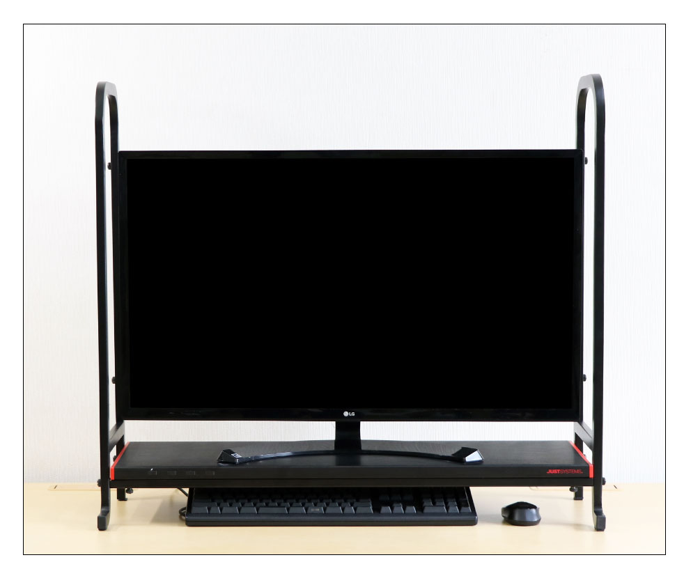 USB3.0ハブ付デスクトップシェルフ通 Ver.2 IPT-STANDPOWERHUB-JUST2シリーズ