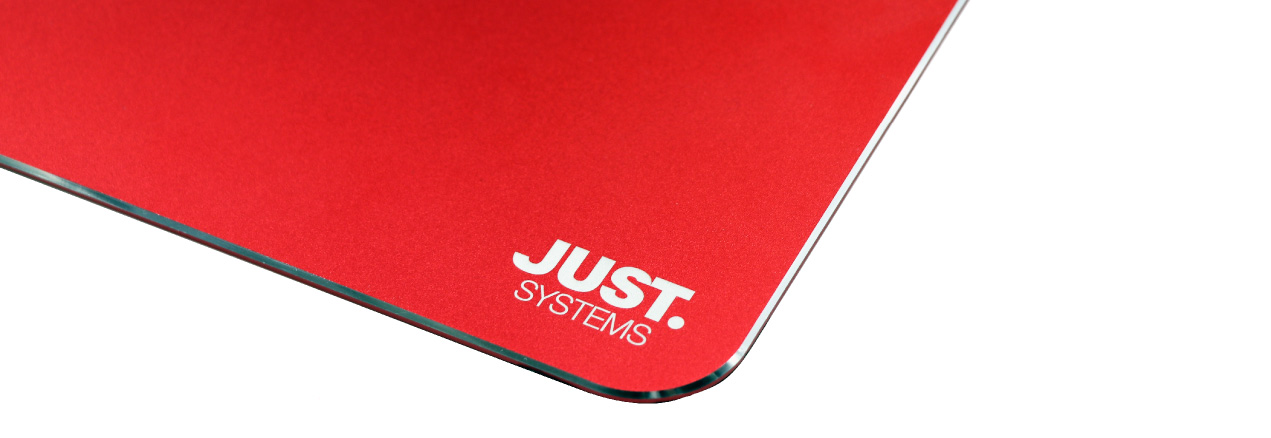 microSDカードリーダー&USBハブ搭載 RED アルミマウスパッド Red Reader IPT-MPHUB-JUST アイティプロテック ジャストシステム アイティプロテック