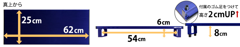 JUSTロゴ入りUSB3.0ハブ付デスクトップシェルフ 通 ～紺藍～ IPT-STANDPOWERHUB-JUST/DBL アイティプロテック