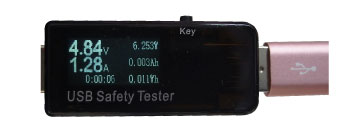 USB電源供給能力チェッカー KM-04 アイネックス/アイティプロテック