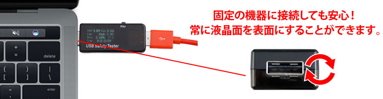 USB電源供給能力チェッカー KM-04 アイネックス/アイティプロテック