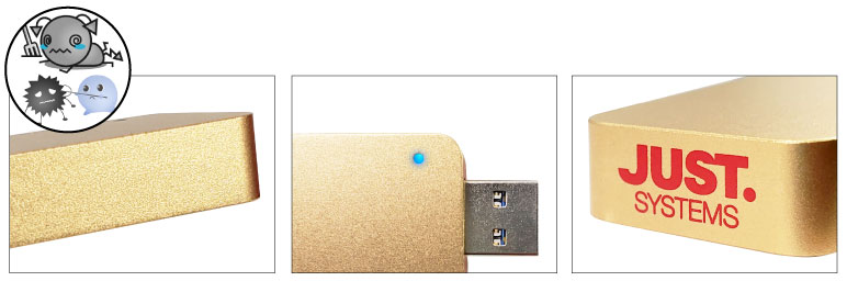 ITPROTECH USB3.2 Gen2対応 外付けスティックSSD 1TB/256GB JUST Gold Edition M2USBF1000-JUST2/GO / M2USBF256-JUST2/GO アイティプロテック