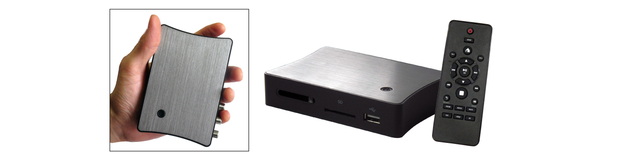 メディアを挿すだけでオートプレイ！フルハイビジョン対応 ミニサイズメディアプレーヤー MEDIAWAVE micro アイティプロテック