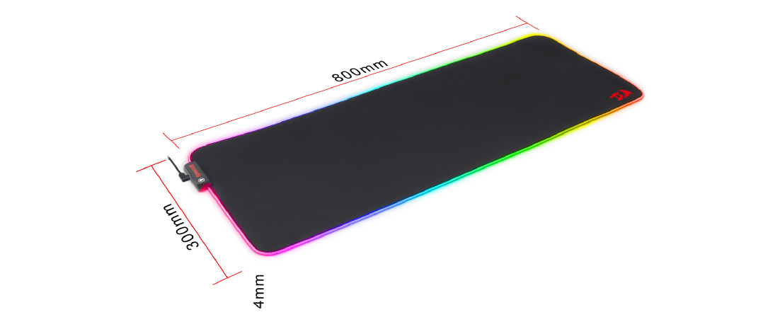 Redragon RGB ゲーミングマウスパッド XLサイズ NEPTUNE X P033TI アイティプロテック