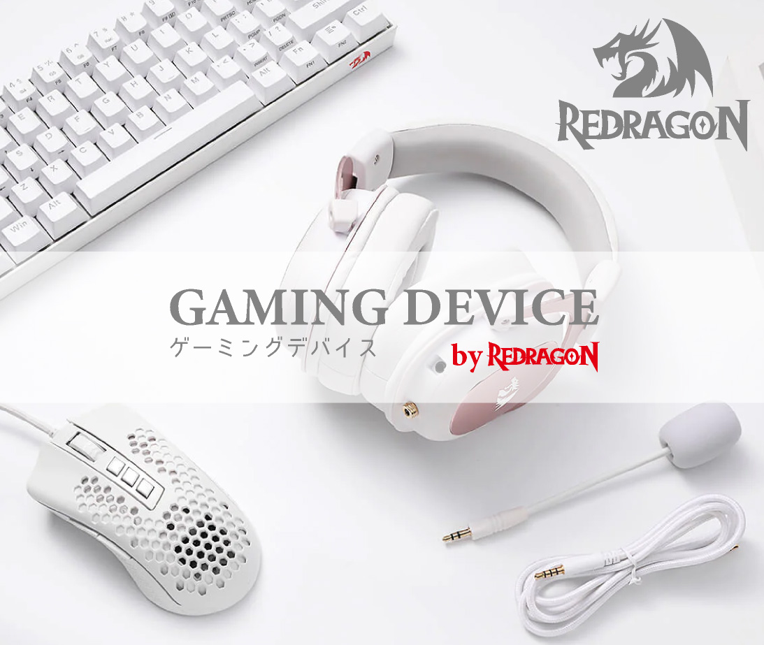 REDRAGON ゲーミングキーボード日本語＆マウス 2in1セット品 S133Ｗ-JPTI アイティプロテック