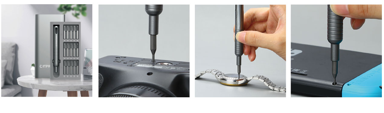 アルミ薄型ケース収納　31in1精密ドライバーセット mini IPT-DK31 アイティプロテック