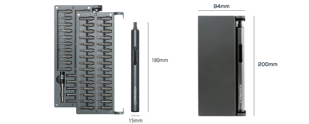 コードレス電動精密　LEDライト搭載 59in1ペンタイプドライバー IPT-DK59BAT アイティプロテック