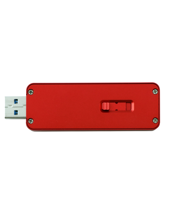 ITPROTECH外付スティックSSD JUST RED Edition M2USBF1000-JUST2 