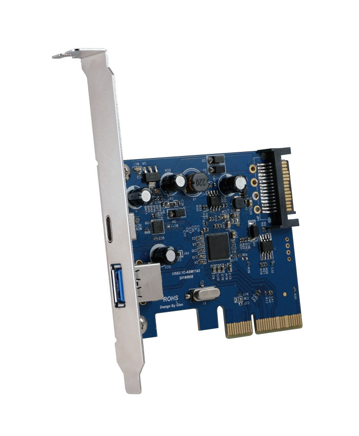 USB TypeAx2ポート増設カード アオテック製品 AOK-USB3-2PG2 アイティ