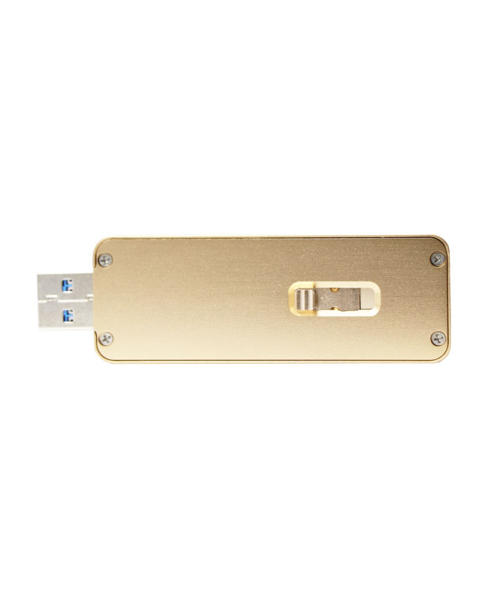 ITPROTECH USB3.2 Gen2対応 外付けスティックSSD 1TB/256GB JUST Gold Edition M2USBF1000-JUST2/GO / M2USBF256-JUST2/GO アイティプロテック